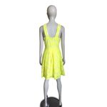 Daniel Cremieux Cremieux Yellow and White Flower Fit and Flare Dress Photo 3