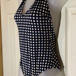 J.Crew Navy Blue & White Polka Dot Swimsuit 6 Photo 6