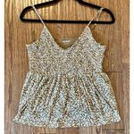 Old Navy  NWT mesh smocked cami peplum tank sml Photo 9