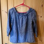 Grace Elements  chambray shirt size small Photo 0
