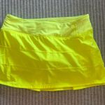 Lululemon  Skirt Neon Yellow Pace Rival Photo 0