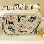 White, Black, & Pink Women's Paris Wallet NWT White Photo 5