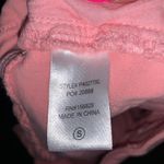 White Birch  Pink Jean Shorts Small Distressed High Waisted Stretch Casual Bright Photo 4