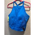 All In Motion  Blue Rib Seamless Cropped Tank Top Woman’s Size XXL NEW Photo 1
