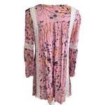 Chicwish  Dress Tunic Womens Size S Floral Crochet Babydoll Swim Cover Up Photo 6