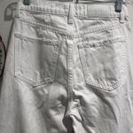 Pistola Cassie Super High Rise White Straight Leg Jeans Distressed Photo 7