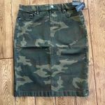 NWT Blank NYC Denim Pencil Skirt in Camouflaged Size 29 Green Photo 0