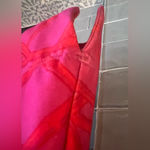 Vineyard Vines  Sankaty Bamboo Lattice Margo UPF Shirt Dress 3/4 Sleeve Pink XL Photo 6