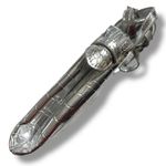 A New Day Womens Crossbody Purse Handbag Silver Faux Leather Photo 3