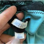 Aerie Vintage  Turquoise Adjustable Strap Lace Trim Y2K Tank Cami Sz M Photo 4