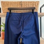 Talbots  Mid-Rise Navy Perfect Skimmer Chino Twill Capri Dress Pant Trouser, 6 Photo 5