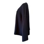 Wildfox  White Label Black 88 Sweater with Floral Design Small S Photo 3