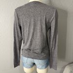 Madewell Crewneck Cardigan, Heather Coal, L Photo 1