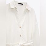 ZARA  Linen Shirtdress Photo 7