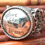 Silpada  Sterling Silver Fine Print Ring Size 6.5 Photo 0