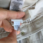 Chico's Crop Foldable Ankle Pants Womens Size 0 US Size S 4 Khaki Beige Photo 4