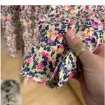 Frank & Eileen Women’s Hunter Vibrant Neon Floral Long Sleeve Dress Size Small Photo 10