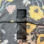 H & M Divided Floral Faux Wrap Maxi Dress Spaghetti Strap Black 2 Photo 6