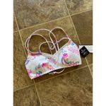 Macy's Salt + Cove Printed Strappy Bikini Swim Top White Multi
Size Small Photo 4