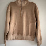 Mate the Label  Organic Fleece Half-Zip Sweatshirt size small Photo 0
