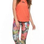 Adidas Snowboarding Vivarium Succulent Floral Print Leggings Pants Tights Size L Photo 2