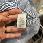 Talbots  Boat Neck Blue Stripe 3/4 Sleeve Nautical Preppy Top Womens Small Photo 4