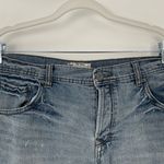 Free People  Women's Blue Keep It Simple Button Down Linen Blend Shirt Size‎ S Photo 5