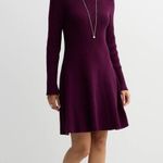 Nine West  Dress Size S Purple Knitted Ribbed Long Sleeve Sweater New Women’s Photo 4