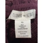 Clover + Scout  XL Smocked Mock Neck Ruffle Bell Sleeve Mini Dress Purple‎ Photo 6