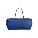 Marc Fisher pebbled faux leather blue tote bag Photo 6
