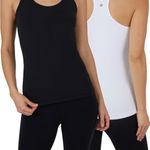 Yogalicious  2 Pack Seamless Carrie Tank Padded Racerback Tank Tops Photo 1