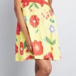 Modcloth NWT Biking Through Brussels Yellow Dress Photo 0