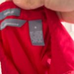 Hillard & Hanson  Womens Stretch Red Sleeveless Button-Up Shirt - Size M Photo 4