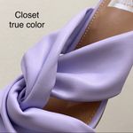 DV Dolce Vita “Milna” Light Purple Knot Slide Woven Heels Sandals Size 7 Photo 11