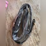 Trina Turk  Narcissus Tote NWT Double Handled Shoulder Strap Navy Pink Floral Lux Photo 3