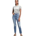 Gap NWT High Rise Vintage Slim Destructed Ankle Jeans Size 8 Photo 1
