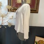 Vince  Plisse Ivory Crinkled Button Front Top – Lightweight Textured Blouse~S 🧡🎀 Photo 4