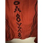 Zudio Women's Burnt Red/orange Embroidered Folk Style Dress Orange Size XL Photo 4