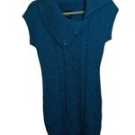 it's our time It’s Our Time Blue Y2K Sweater Dress Photo 0
