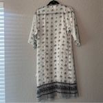 LuLaRoe  Womens Kimono Cardigan Coverup SMALL Black White Elephant Print #187 Photo 1