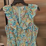 J.Crew ππ Printed V-Neck Smocked Midi Dress ~ Fresh Spearmint Floral Print 8 Photo 11