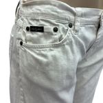 Baby Phat Y2K White Cotton Spandex Blend Denim Wide Leg Cropped Jeans Juniors 9 Photo 6