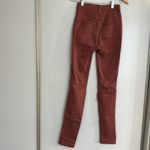 Vibrant MOVING SALE Rust distressed knee skinny jeans - Denim Photo 5