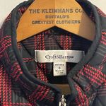 Charter Club Quilted size small black and red plaid vest. Wear for your Christmas card photos Photo 2