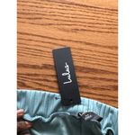 Lulus XS Green Ribbed Wide-Leg Lounge Pants Stretchy Elastic Waist Textured NWT Photo 4