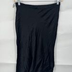 ZARA Skirt Women Large Black Casual Gothic Emo Punk Skater Midi Classic Basic Photo 1