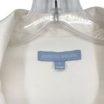 Antonio Melani Silk Notch Collar V-Neck Long Blouson Sleeve Blouse Photo 4