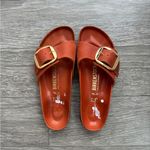 Birkenstock  Madrid Big Buckle Sandals in Burnt Orange 37 Photo 3