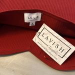 Le lis NWT Ribbed Strapless Crop Tube Top Size Small Sweetheart Neckline Photo 5