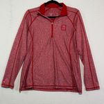 Antigua Womens NC State Wolfpack Quarter Zip Pullover Shirt Red Size M Photo 0